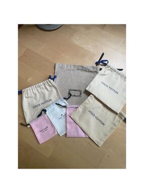 6 Designer dust bags louis vuitton gucci